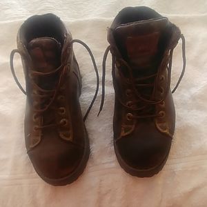 Womens work boots, not steel toe.